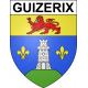 Pegatinas escudo de armas de Guizerix adhesivo de la etiqueta engomada
