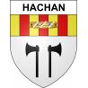 Pegatinas escudo de armas de Hachan adhesivo de la etiqueta engomada