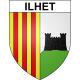 Ilhet 65 ville sticker blason écusson autocollant adhésif