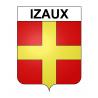 Stickers coat of arms Izaux adhesive sticker