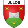 Pegatinas escudo de armas de Julos adhesivo de la etiqueta engomada
