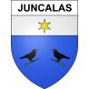 Pegatinas escudo de armas de Juncalas adhesivo de la etiqueta engomada