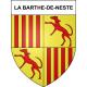 La Barthe-de-Neste 65 ville sticker blason écusson autocollant adhésif