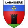 Stickers coat of arms Labassère adhesive sticker