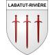 Labatut-Rivière 65 ville sticker blason écusson autocollant adhésif