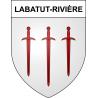 Stickers coat of arms Labatut-Rivière adhesive sticker