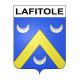 Lafitole 65 ville sticker blason écusson autocollant adhésif