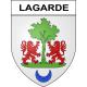 Lagarde 65 ville sticker blason écusson autocollant adhésif