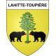 Lahitte-Toupière Sticker wappen, gelsenkirchen, augsburg, klebender aufkleber
