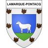 Adesivi stemma Lamarque-Pontacq adesivo