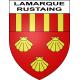 Stickers coat of arms Lamarque-Rustaing adhesive sticker