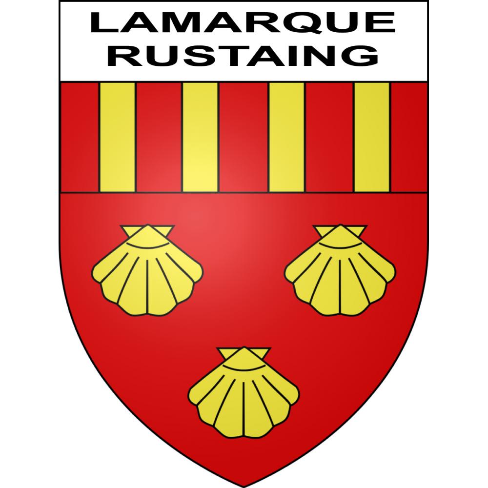 Stickers coat of arms Lamarque-Rustaing adhesive sticker