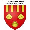 Stickers coat of arms Lamarque-Rustaing adhesive sticker