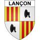 Stickers coat of arms Lançon adhesive sticker
