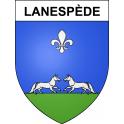 Adesivi stemma Lanespède adesivo