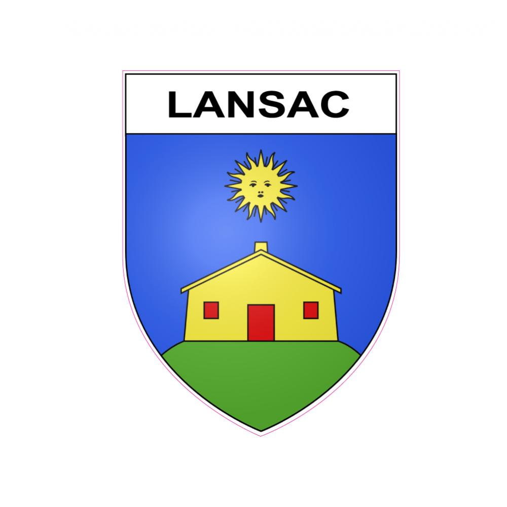 Lansac Sticker wappen, gelsenkirchen, augsburg, klebender aufkleber