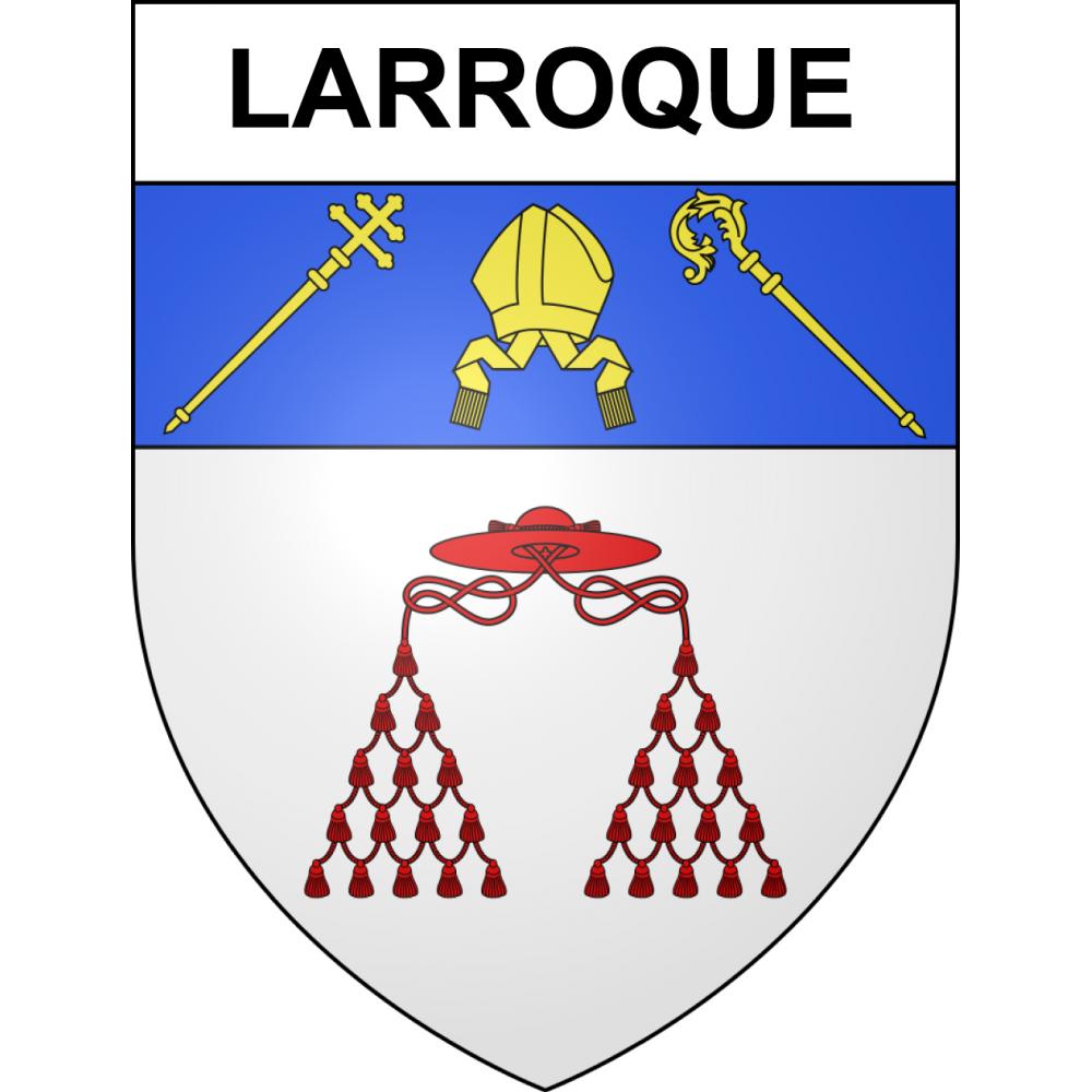 Adesivi stemma Larroque adesivo