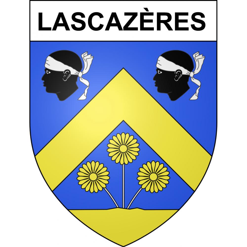 Adesivi stemma Lascazères adesivo