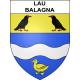Pegatinas escudo de armas de Lau-Balagnas adhesivo de la etiqueta engomada