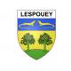 Stickers coat of arms Lespouey adhesive sticker