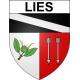 Lies 65 ville sticker blason écusson autocollant adhésif