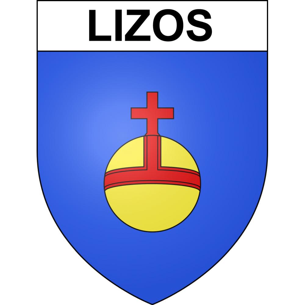 Pegatinas escudo de armas de Lizos adhesivo de la etiqueta engomada