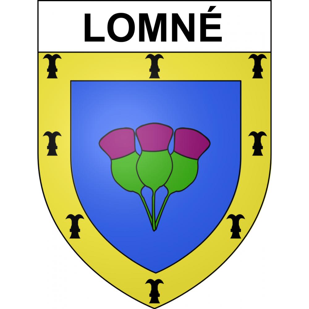 Lomné 65 ville sticker blason écusson autocollant adhésif