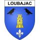 Stickers coat of arms Loubajac adhesive sticker