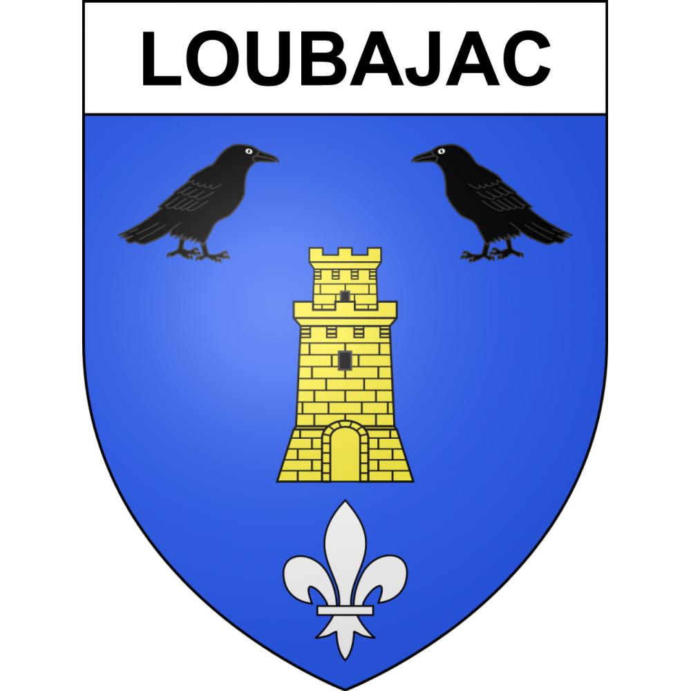 Adesivi stemma Loubajac adesivo