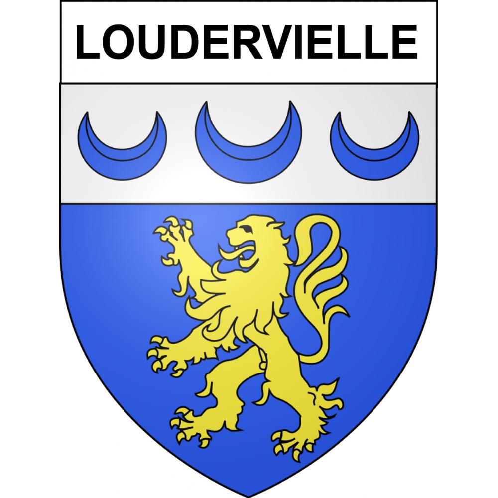 Loudervielle Sticker wappen, gelsenkirchen, augsburg, klebender aufkleber