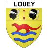 Louey 65 ville sticker blason écusson autocollant adhésif