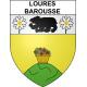 Baron 54 ville sticker blason écusson autocollant adhésif