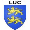 Stickers coat of arms Luc adhesive sticker