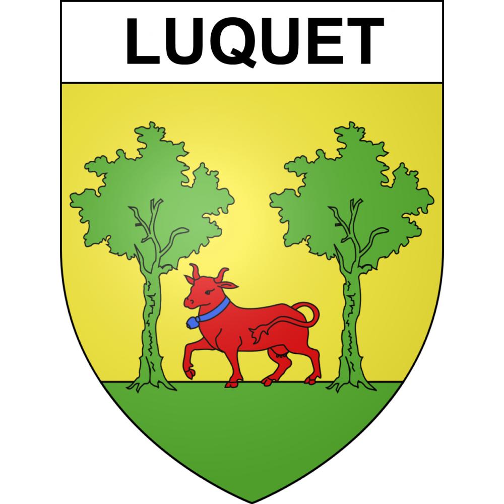Luquet 65 ville sticker blason écusson autocollant adhésif
