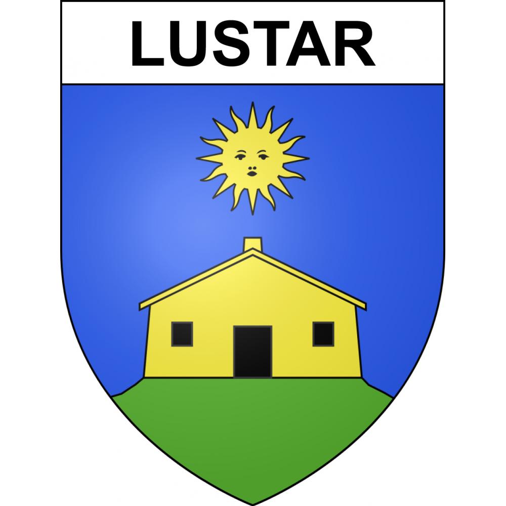 Pegatinas escudo de armas de Lustar adhesivo de la etiqueta engomada