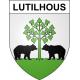 Lutilhous 65 ville sticker blason écusson autocollant adhésif