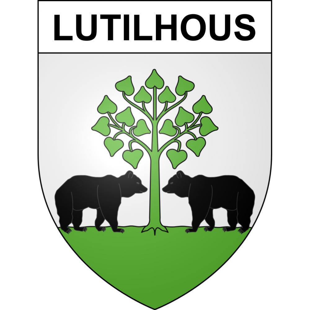 Stickers coat of arms Lutilhous adhesive sticker