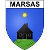 Stickers coat of arms Marsas adhesive sticker