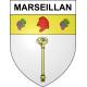 Stickers coat of arms Marseillan adhesive sticker