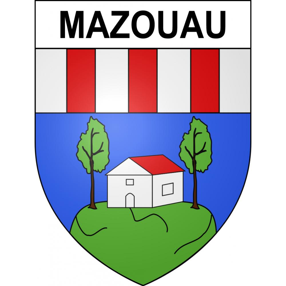 Adesivi stemma Mazouau adesivo