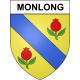 Monlong Sticker wappen, gelsenkirchen, augsburg, klebender aufkleber