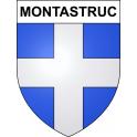 Adesivi stemma Montastruc adesivo