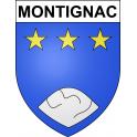 Montignac Sticker wappen, gelsenkirchen, augsburg, klebender aufkleber