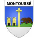 Adesivi stemma Montoussé adesivo