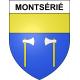Stickers coat of arms Montsérié adhesive sticker