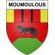 Moumoulous Sticker wappen, gelsenkirchen, augsburg, klebender aufkleber