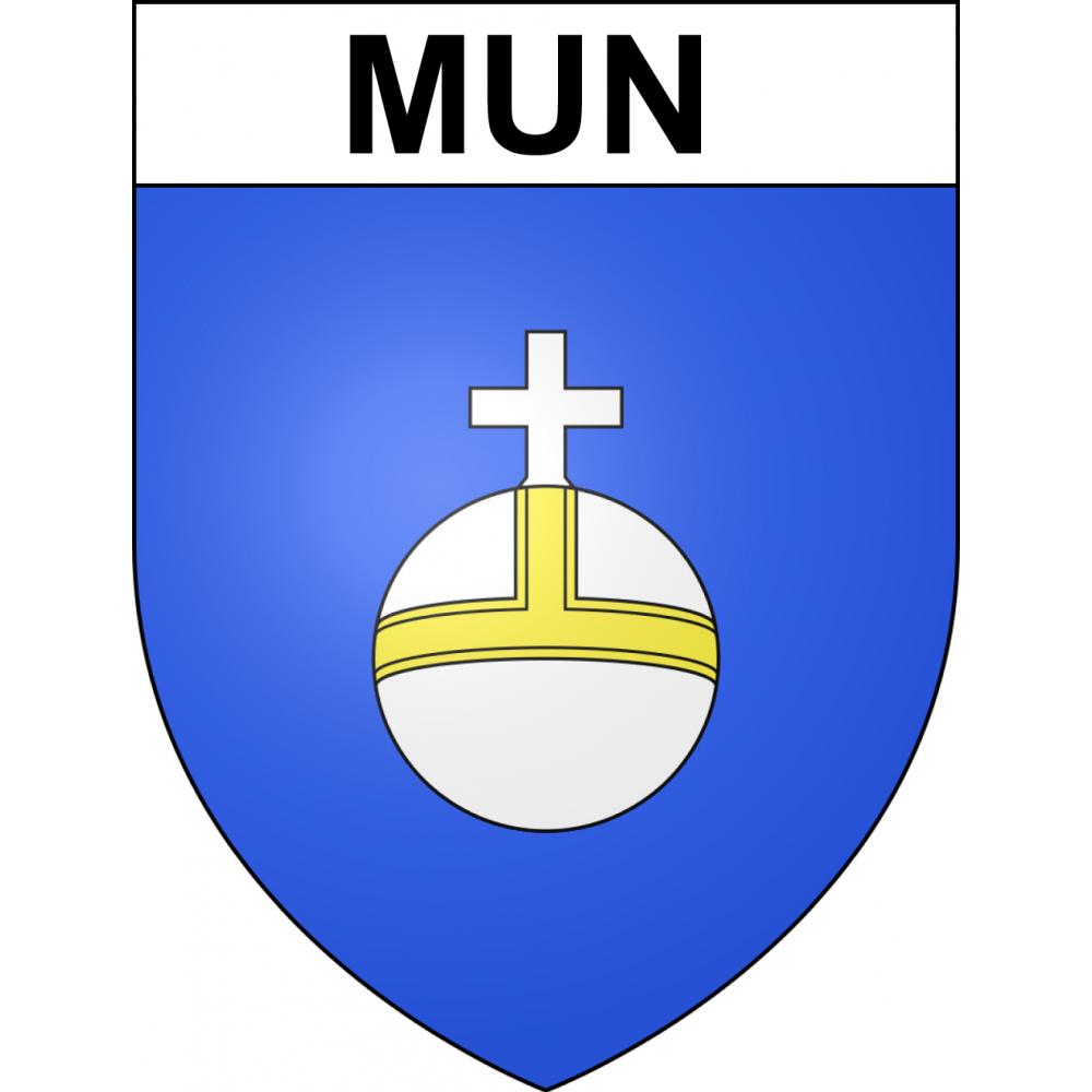 Mun 65 ville sticker blason écusson autocollant adhésif