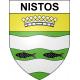 Stickers coat of arms Nistos adhesive sticker