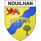 Nouilhan Sticker wappen, gelsenkirchen, augsburg, klebender aufkleber