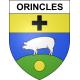 Pegatinas escudo de armas de Orincles adhesivo de la etiqueta engomada
